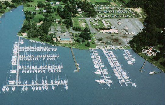 Aerial View of Marina - Maryland Marina - Middle River, MD - Marinalife