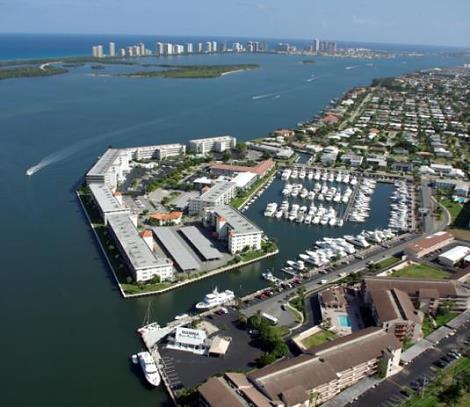 Overhead View of Marina - Safe Harbor North Palm Beach - North Palm Beach, Florida - Marinalife