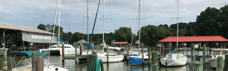 Coltons Point Marina in Maryland off of the Potomac River is on Marinalife