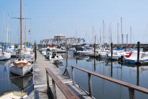 Mystic CT Marina in the Mystic River by Wikimedia Commons | New England | Marinalife