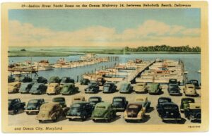 Indian River Yacht Basin Postcard from the Rehoboth Beach Historical Society & Museum | Lewes and Rehoboth | Marinalife