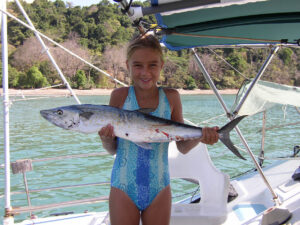 Kendall with her catch - Art of Provisioning - Marinalife