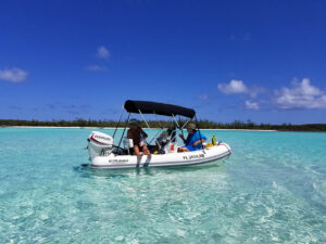 Mystic Lady dinghy Tilloo - Cruising the Abacos - marinalife