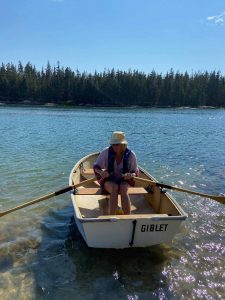jen on giblet - cruising with members - marinalife