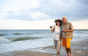 Couple on Topsail Beach - destination - marinalife